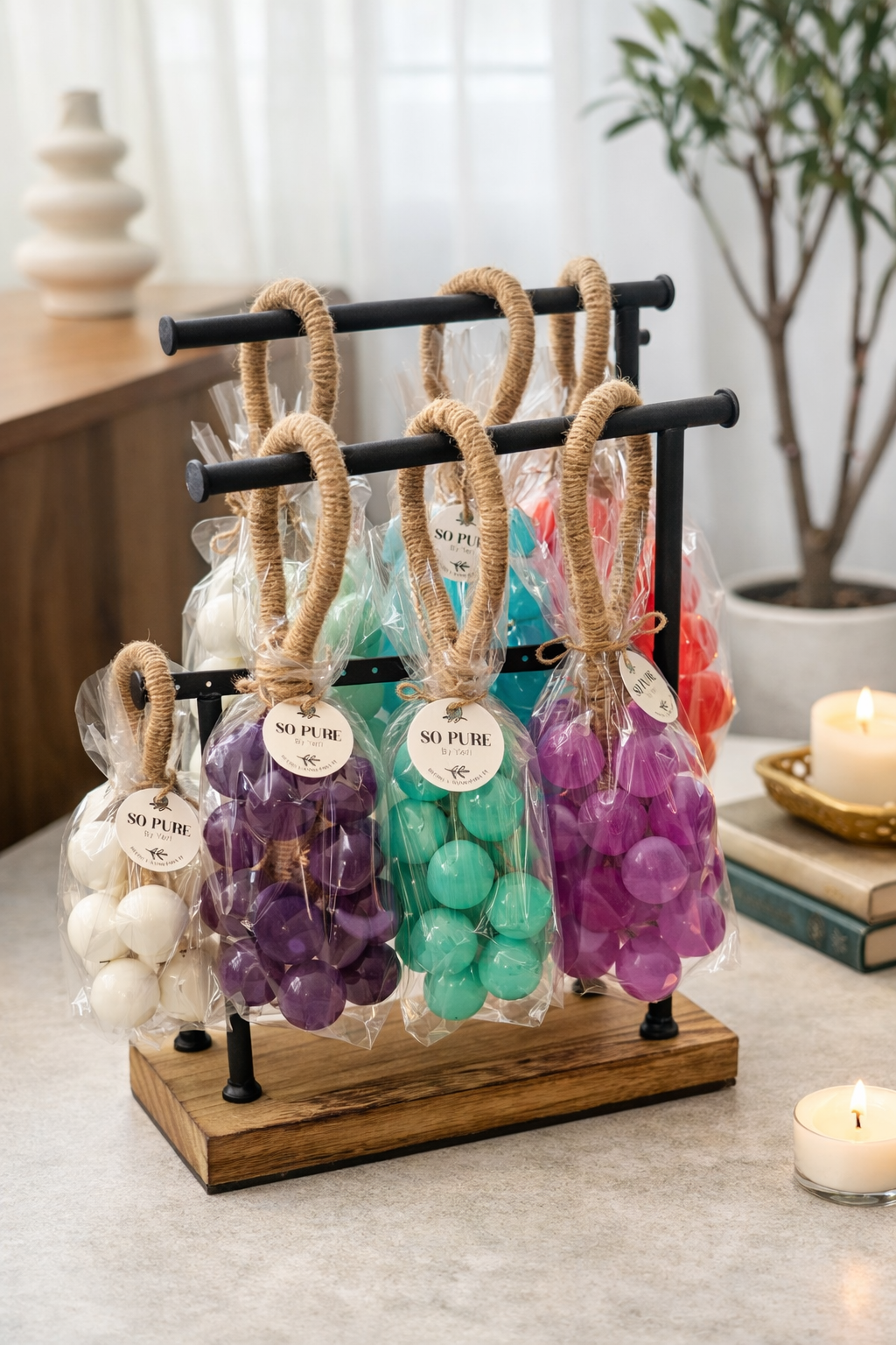 Jabones decorativo de uvas
